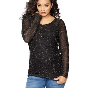 NWT Beaded Detail Sweater